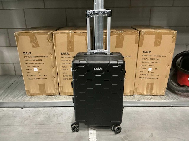 Balr handbagage koffer romeo embossed hexagon - afbeelding 1 van  6