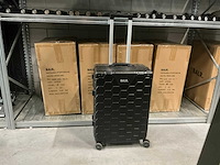 Balr romeo embossed hexagon suitcase m - afbeelding 1 van  6