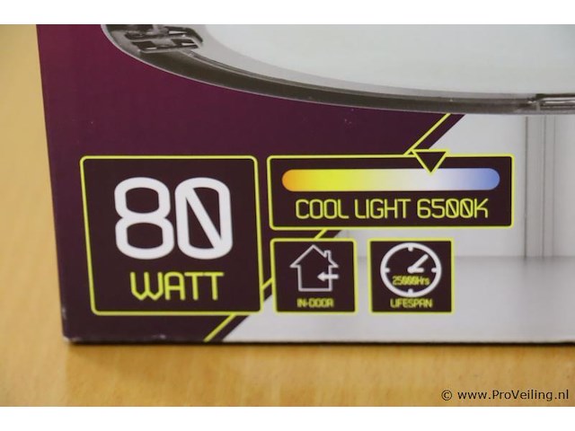 Baltimore led high bay light - 80w - 10000 lumen - afbeelding 2 van  3