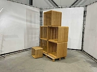 Bamboe kubus (6x) - afbeelding 1 van  6