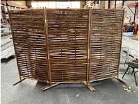 Bamboe scherm (2x) - afbeelding 1 van  6
