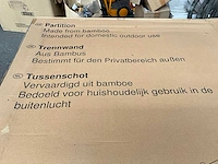 Bamboe scherm (2x) - afbeelding 6 van  6
