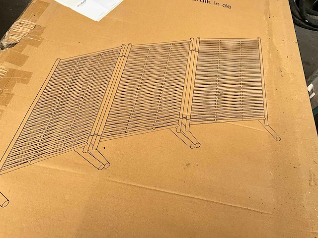 Bamboe scherm (3x) - afbeelding 5 van  6