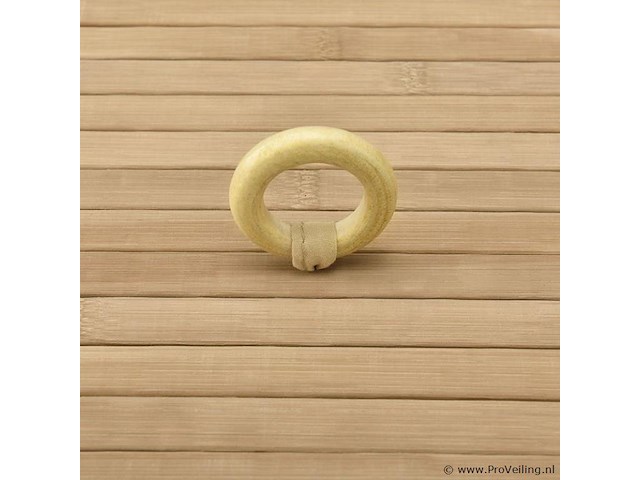 Bamboe wasmand curly 55l incl. deksel & waszak - afbeelding 3 van  11