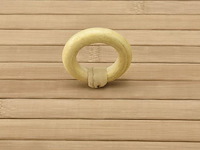 Bamboe wasmand curly 55l incl. deksel & waszak - afbeelding 3 van  11