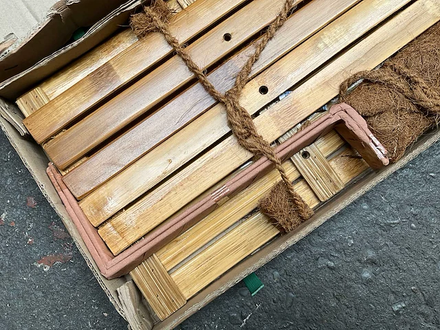 Bamboo - balkonbar - naturel - tali - 900x300 mm - barblad - afbeelding 6 van  14