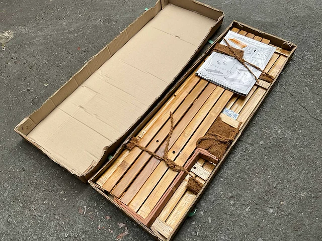 Bamboo - balkonbar - naturel - tali - 900x300 mm 1 pallet - barblad (84x) - afbeelding 6 van  17