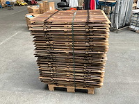 Bamboo - schutting latten donker - java - 900x1000 mm (45 m2) = 1 pallet - lattenscherm (50x) - afbeelding 13 van  13