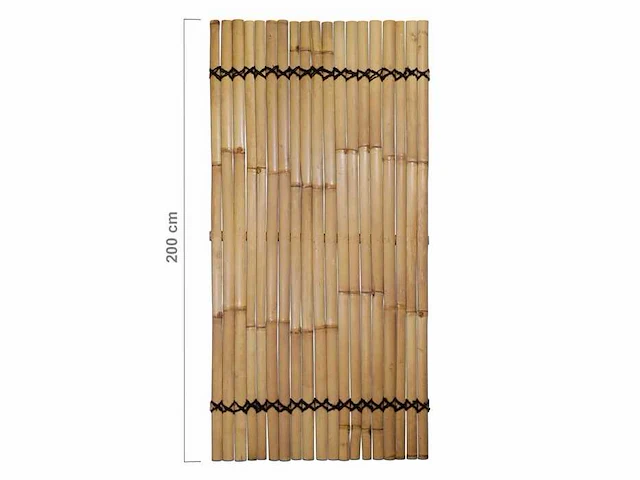 Bamboo - schutting latten naturel - tali - 900x1000 mm (45 m2) = 1 pallet - lattenscherm (50x) - afbeelding 2 van  11