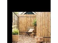 Bamboo - schutting latten naturel - tali - 900x1000 mm (45 m2) = 1 pallet - lattenscherm (50x) - afbeelding 3 van  11