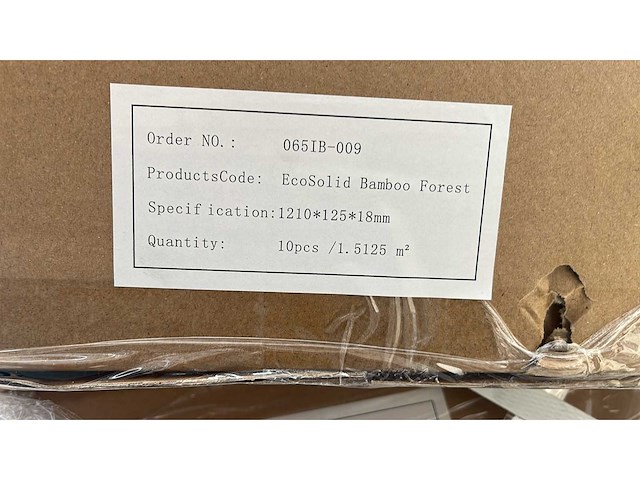 Bamboo - vloer forest - 1210x125x18 mm (1,51 m2) - parketvloer (10x) - afbeelding 4 van  11