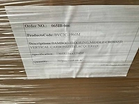Bamboo - vloer middelste gekruiste verticale gecaronniseerde gelakt - 1960x154x15 mm (108,66 m2) = 1 pallet - parketvloer (360x) - afbeelding 9 van  9