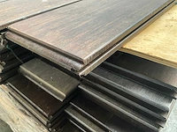 Bamboo - vlonderplanken thermo-zwart - 1850x140x20 mm (48,66 m2) = 1 pallet - terras planken (192x) - afbeelding 6 van  8
