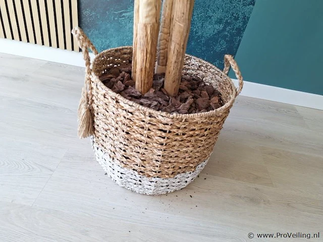 Bananenplant - ca. 250 hoog - kunststof - afbeelding 3 van  3