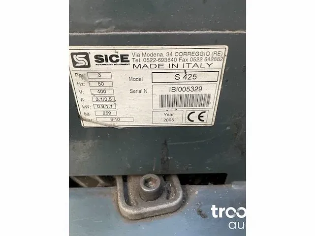Banden de-en montageapparaat sice - afbeelding 2 van  4
