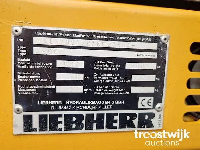 Banden graafmachine - afbeelding 5 van  13
