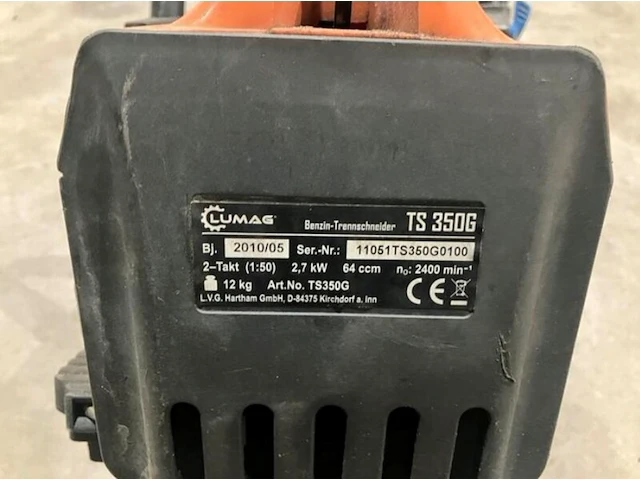 Bandenzaag lumag, ts350g. p - afbeelding 5 van  5