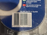 Bandridge digital audiokabel type bal4805 - 5mtr - afbeelding 3 van  3