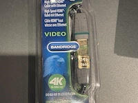 Bandridge high speed hdmi-kabel met ethernet - video - 4k ultra hd - afbeelding 1 van  3