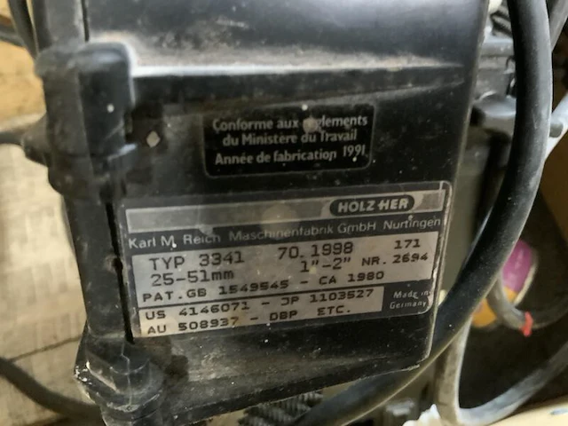 Bandschroefmachine, holz herr - afbeelding 2 van  4