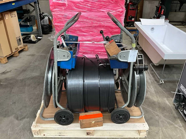Bandsluitapparaat + haspel trolley (2x) - afbeelding 1 van  4