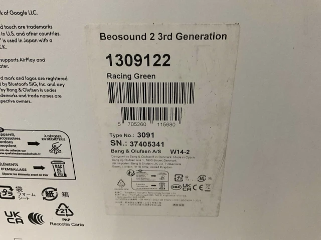 Bang & olufsen beosound 2 smartspeaker 3d generation - afbeelding 3 van  3