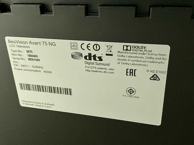 Bang & olufsen beovision avant 75 ng televisie - afbeelding 5 van  6