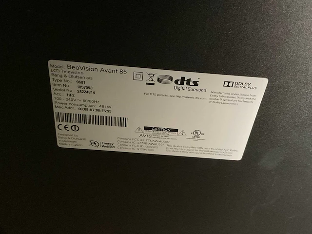 Bang & olufsen beovision avant 85 85” uhd 4k televisie - afbeelding 9 van  10