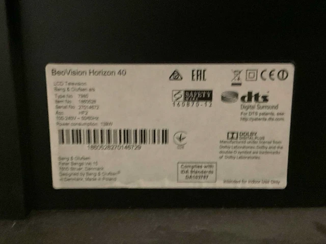 Bang & olufsen beovision horizon 40 40” uhd 4k televisie - afbeelding 5 van  8