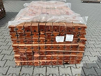 Bangkirai hardhout schuttingpaal (2000x90x90mm) (69x) - afbeelding 2 van  4