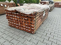Bangkirai hardhout schuttingpaal (2000x90x90mm) (70x) - afbeelding 1 van  4