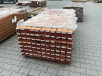 Bangkirai hardhout schuttingpaal (2000x90x90mm) (70x) - afbeelding 1 van  4