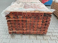 Bangkirai hardhout schuttingpaal (2000x90x90mm) (70x) - afbeelding 3 van  4