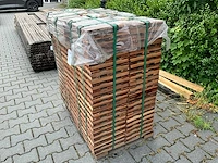 Bangkirai hardhout terras tegel (300x300x24mm) (250x) - afbeelding 2 van  5