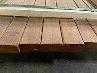 Bangkirai planken geschaafd 28x145 mm (11x) - afbeelding 6 van  6