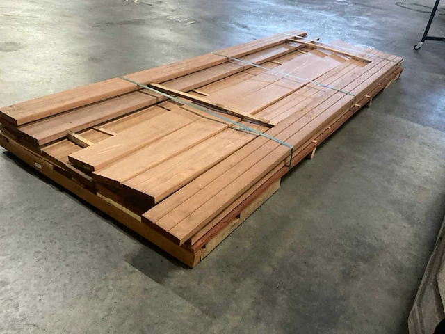 Bangkirai planken geschaafd 28x145 mm (15x) - afbeelding 3 van  6