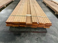 Bangkirai planken geschaafd 28x145 mm (34x) - afbeelding 4 van  6
