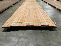Bangkirai planken geschaafd 28x145 mm (7x) - afbeelding 2 van  6
