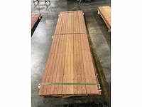 Bangkirai planken geschaafd 28x190 mm (10x) - afbeelding 5 van  6