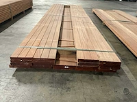 Bangkirai planken geschaafd 28x190 mm (18x) - afbeelding 2 van  6