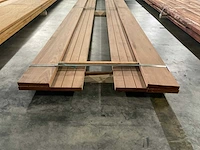 Bangkirai planken geschaafd 28x190 mm (7x) - afbeelding 2 van  6