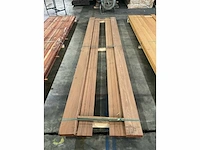 Bangkirai planken geschaafd 28x190 mm (7x) - afbeelding 5 van  6