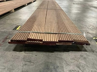 Bangkirai vlonderdelen antislip 21x145 mm (10x) - afbeelding 2 van  6