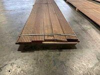 Bangkirai vlonderdelen antislip 21x145 mm (10x) - afbeelding 4 van  6