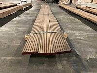 Bangkirai vlonderdelen antislip 21x145 mm (3x) - afbeelding 4 van  6