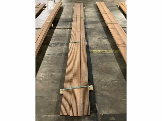 Bangkirai vlonderdelen antislip 21x145 mm (3x) - afbeelding 5 van  6
