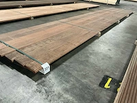 Bangkirai vlonderdelen antislip 21x145 mm (7x) - afbeelding 1 van  6