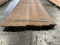 Bangkirai vlonderdelen antislip 21x145 mm (7x) - afbeelding 4 van  6