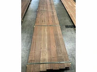 Bangkirai vlonderdelen antislip 21x145 mm (7x) - afbeelding 5 van  6