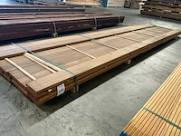 Bangkirai vlonderdelen antislip 25x140 mm (23x) - afbeelding 1 van  6